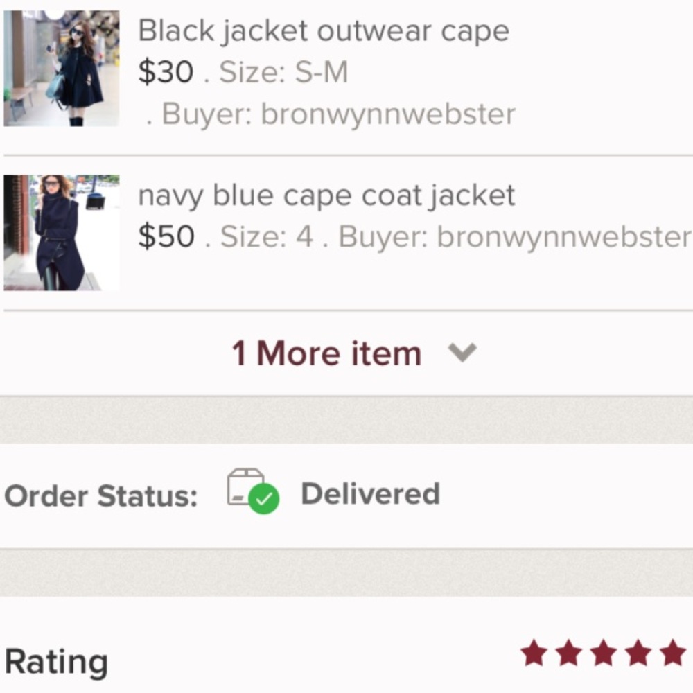 Burgundy Thin Light Wrap Jacket Coat - image 3